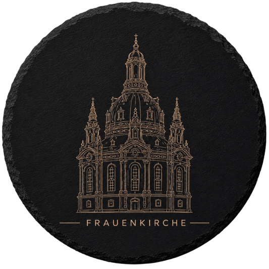 4er Set Frauenkirche Dresden, rund